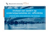 De invloed van reken-lespakket "Got It?" op onderwijsprestaties en -efficiëntie - Kristof de Witte, Rob Sudmeijer, Carla Haelermans - OWD14