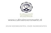 Culinaire versmarkt presentatie