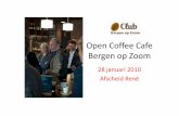 Open Coffee Cafe Afscheid Rene