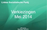 Stemoproep LSP- Verkiezingen mei 2014