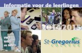 St-Gregorius infoboekje leerlingen & ouders