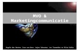 MVO en Marketingcommunicatie
