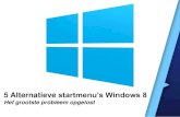 5 alternatieve startmenu's voor Windows 8