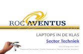 Laptops in de klas  sector techniek Aventus