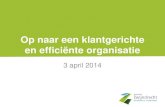 Nieuwe dienstverleningsconcept - Presentatie bij diensthoofdenvergadering 2014-04-03
