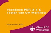 Voordelen PDF/X-4 en het Testen van Uw Workflow