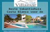 Beste Vakantiehuis Costa Blanca voor de toeristen