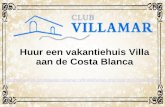 Huur een vakantiehuis Villa aan de Costa Blanca