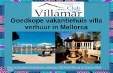 Goedkope vakantiehuis villa verhuur in Mallorca