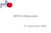 RFID-infoavond: Presentatie PSLB  Els Luyckfasseel