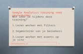 Google analytics training voor gevorderden