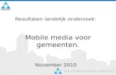 Gemoro - Resultaten Onderzoek ' Mobile Media voor gemeenten '
