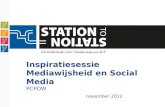 Inspiratiesessie mediawijsheid en social media pcpow