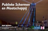 Niels Wouters - Studiedag Schermen in de Publieke Ruimte - Dept. Architectuur, KU Leuven