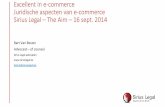 E-commerce Juridische Regels België (Sirius Legal - 2014)