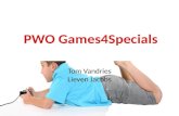 Presentatie Pwo Games4Specials