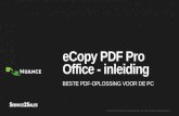 Ecopy PDF Pro Office - inleiding