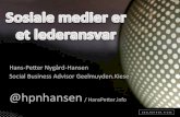 Moderne ledere Norefjell Hans Petter Nygård Hansen