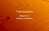 Trainingsleer 1e jaar 4.7 uitleg triathlon