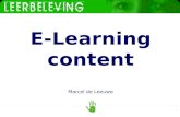 E-learning content 2011