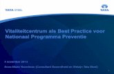 20131104 presentatie vitaliteitcentrum voor nationaal programma preventie van vws en szw v2