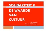 Solidariteit en de waarde van cultuur
