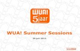 Fotoverslag wua! summer sessions 26 juli 2013