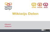 Standaardpresentatie Wikiwijs Delen