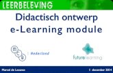 Training ontwikkelen e-Learning module MCB