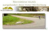 Recreatieve routes hotel winterberg