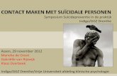 Contact maken met suicidale personen (m.de groot & k.overbeek & g.van rijs…