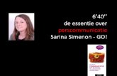 Omgaan met de pers - Sarina Simenon