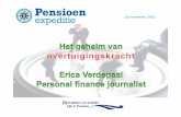 Presentatie Erica Verdegaal Pensioenexpeditie 2011