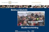 Presentatie Bestuurskunde (Tilburg Law School)