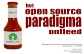 Het open source paradigma ontleed