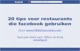 20 Facebooktips voor restaurants