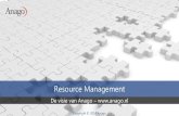 Resource Management - de visie van anago -