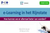 e-Learning training bij Rijnstate 20 feb 2013