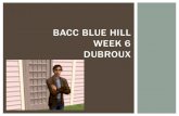 Bacc Blue hill week 6 Dubroux