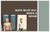 Bacc Blue Hill week 5 Boom