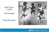 Open Forum - JCI Antwerpen - Jan 08