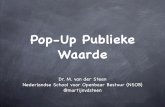 presentatie Pop-up Publieke Waarde door M. van der Steen