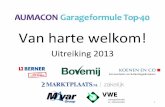 Presentatie boekuitreiking Garageformule Top-40 2013