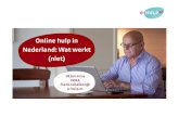 Online hulp in Nederland - wat werkt (niet)