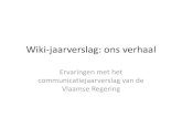 Het wiki-jaarverslag van de Vlaamse regering: strategie