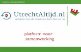 Presentatie platform voor samenwerking UtrechtAltijd.nl - 19 december 2013