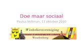 20101011 Doe maar sociaal  - Winkeliersvereniging DES, Woudenberg