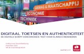 Digitaal toetsen en authenticiteit - Wil de Groot-Bolluijt, Koen Vincken, Cécile Ravesloot - OWD14