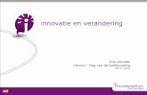 DVB 2014: Openingslezing innovatie en verandering (Kurt Peys & Kris Honraet)