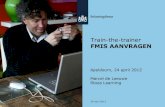 Train-the-trainer 24 april 2012